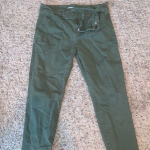Army green pants, size m